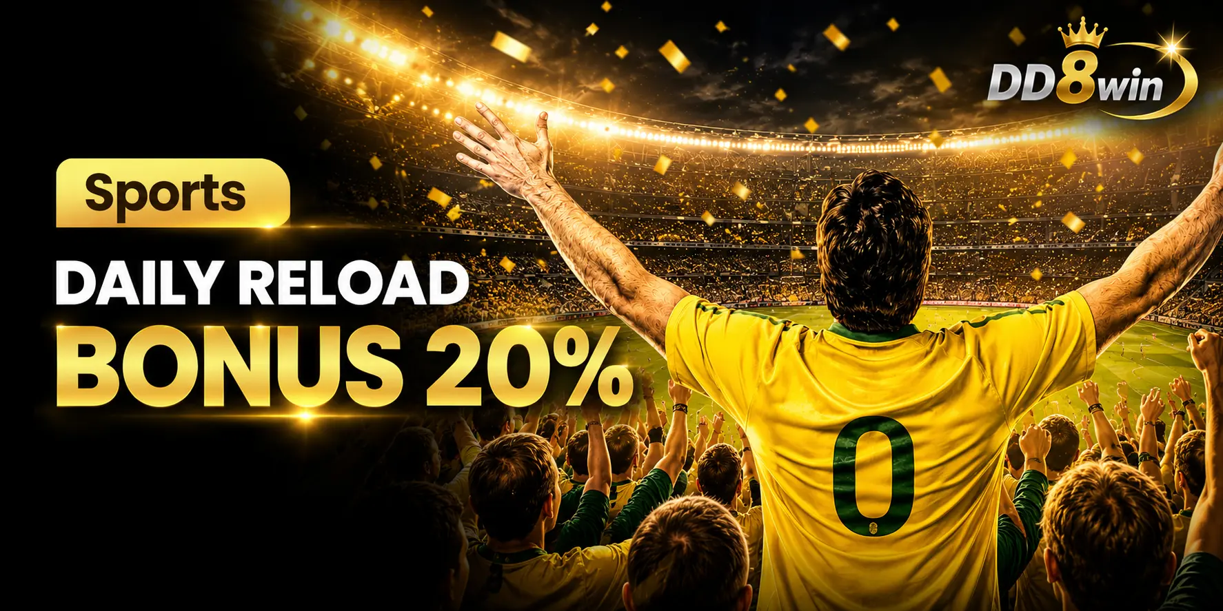 Sports daily reload bonus 20%
